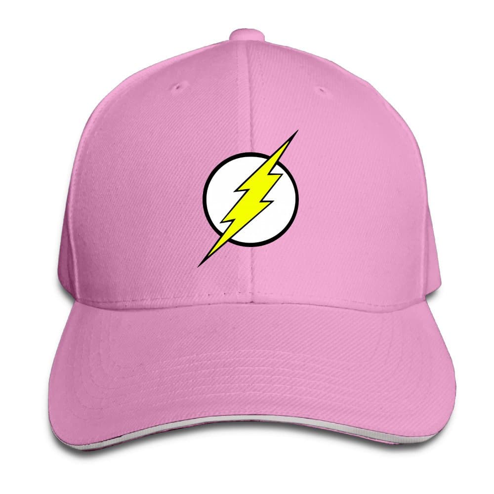Flash DC Comics Logo Grant Gustin Danielle Panabaker Baseball Cap Match Sandwich Cap Caps