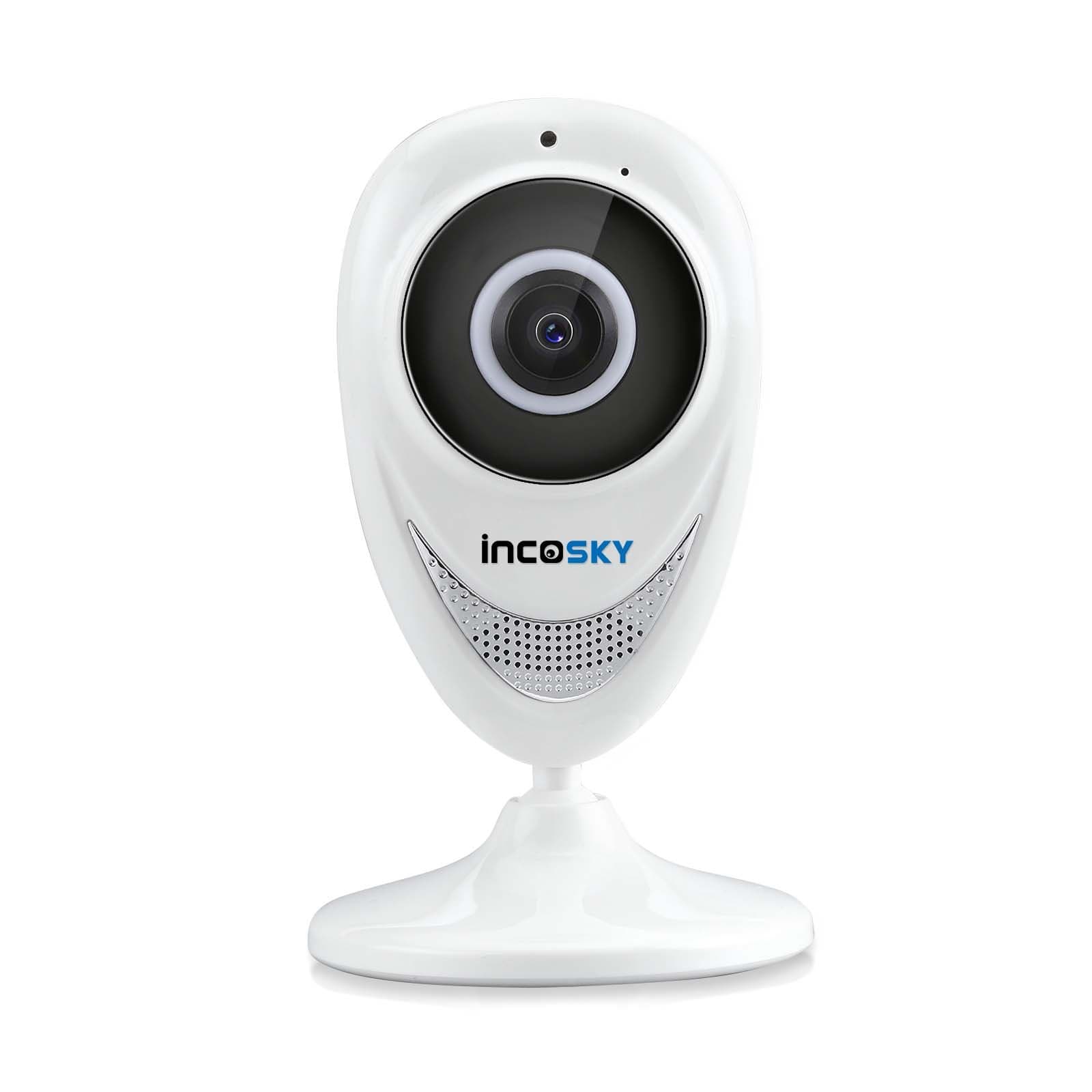 incoSKY Home Camera,Wireless IP Camera Security Camera 720P WiFi IP Camera with 2-Way Audio IR Night Vision 360 Degree Rotation Motion Detection for Home Office Surveillance Wireless IP Camera, MS1