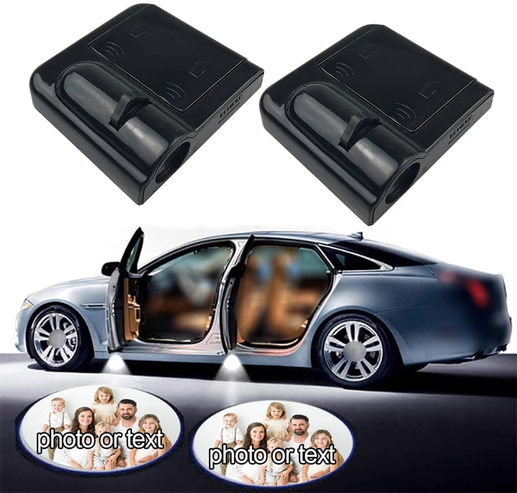 2pcs Custom Logo Projector Car Door Lights
