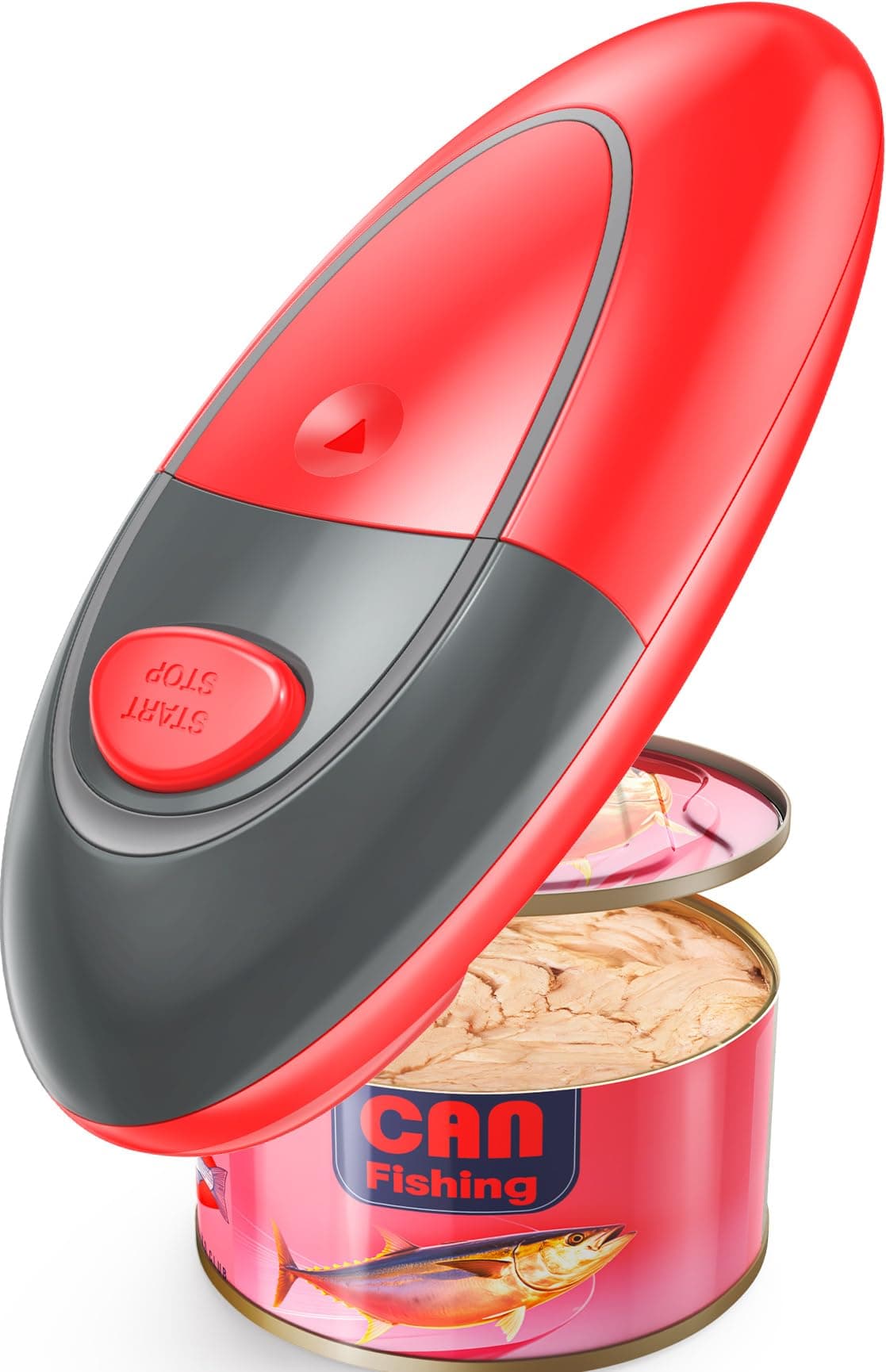 One Touch Electric Can Opener Open Almost Can with Smooth Edge, Electric Can Openers for Kitchen Food-Safe Magnetic Catches Cover, Electric Can Opener for Seniors, Arthritis and Chef