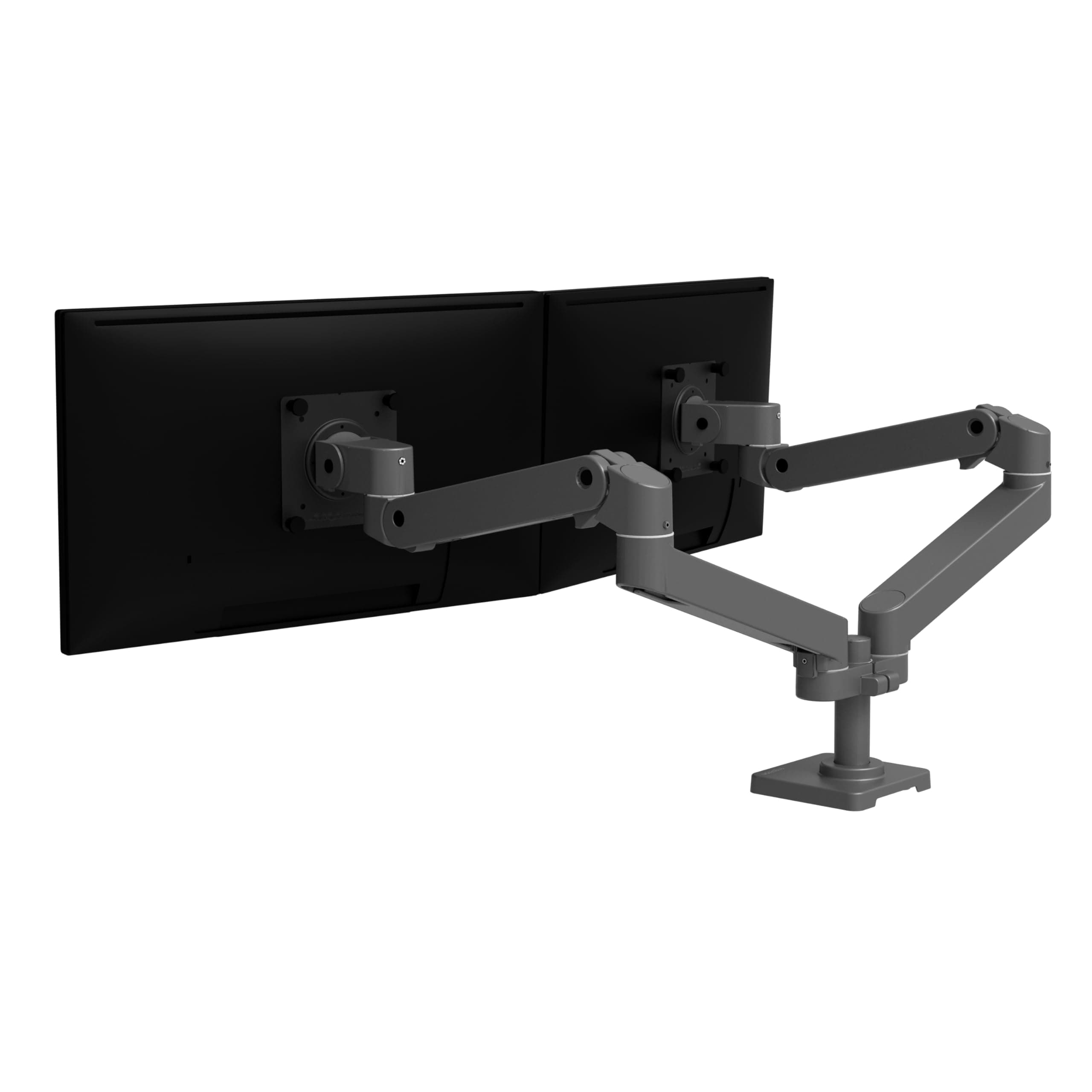 Desk Mount for 2 Monitors Side by Side up to 27 Inches Each and 1.8-9 kg, VESA Standard, Constant Force Motion Technology, 10 Year Warranty