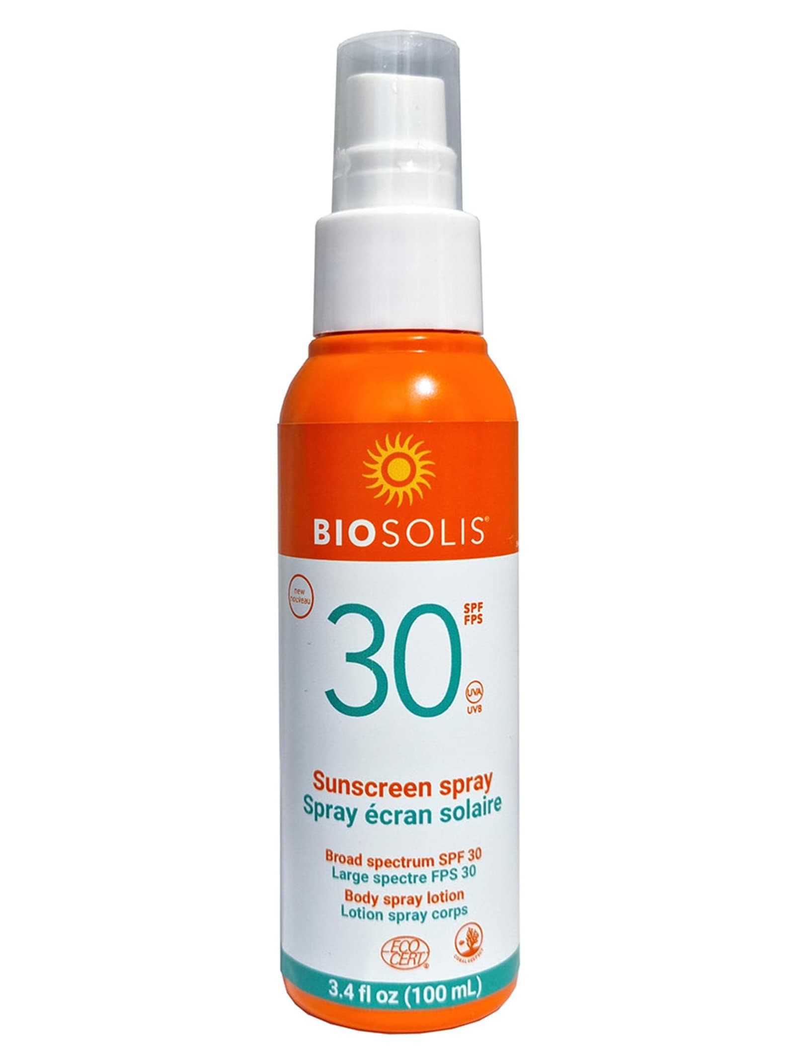 – Organic Sun Spray Spf 30, 100ml