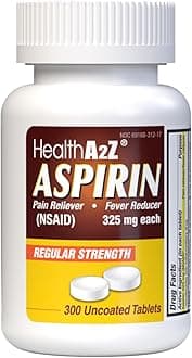 HealthA2Z Aspirin 325mg, 300 Tablets