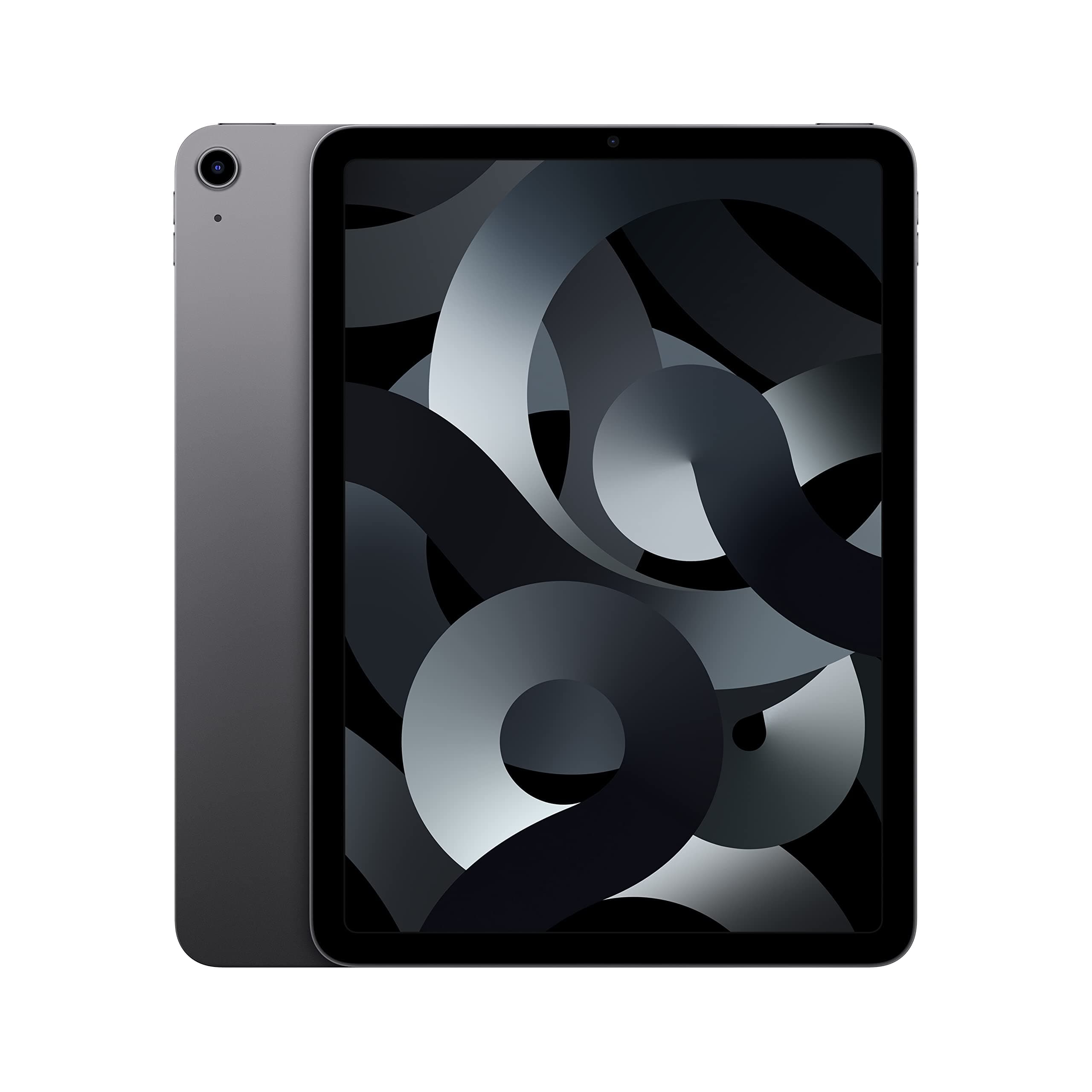 iPad Air (5th Generation): with M1 chip, 10.9-inch Liquid Retina Display, 256GB, Wi-Fi 6, 12MP front/12MP Back Camera, Touch ID, All-Day Battery Life – Space Gray