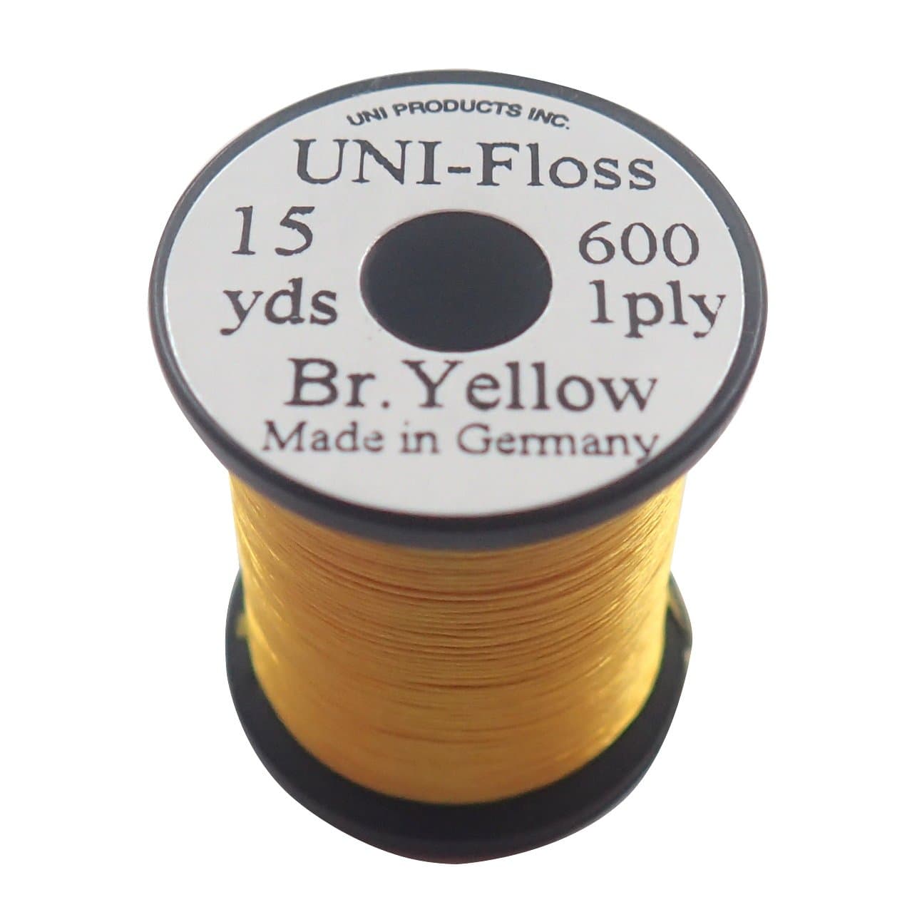 Hareline Dubbin UNI Single Strand Super Floss Bright Yellow