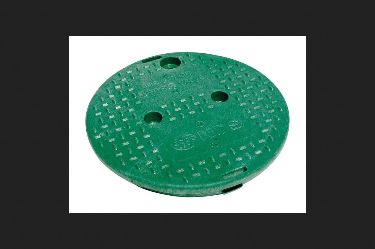 Advanced DrainageNds Valve Box Lid 10 " Green Brass