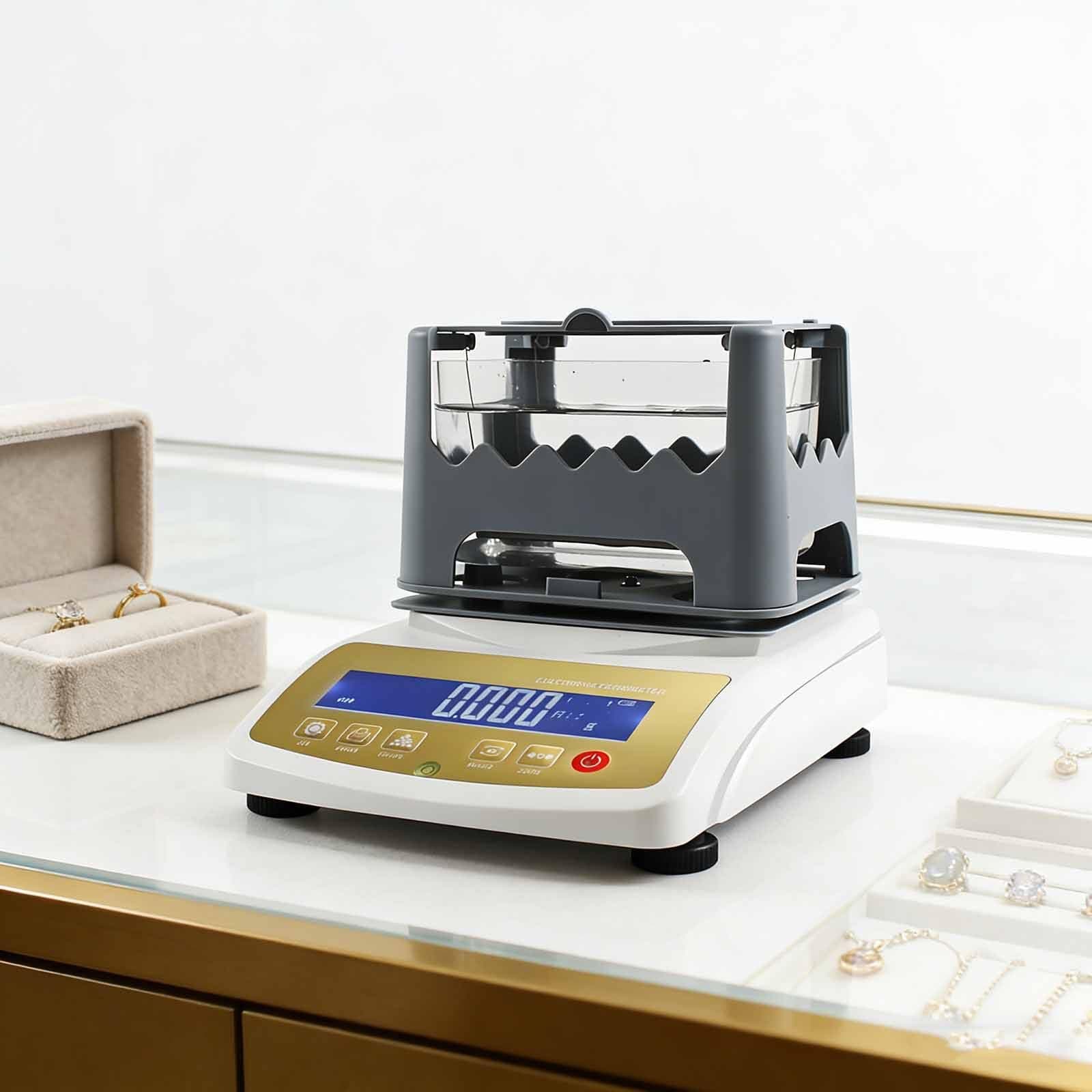 Precious Metal Authenticity Tester, Gold Purity Testing Machine, Gold Purity Analyser, Gold Silver Testing Machine, Precious Metal Testing Kit, Precious Metal Densimeter Density 1200g