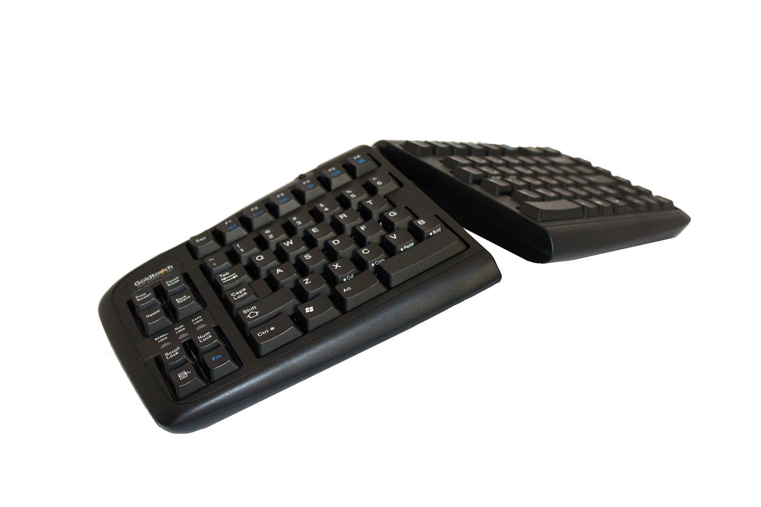 Goldtouch GTN-0099 V2 Adjustable Ergonomic Keyboard - PC Only (USB & PS2) Black