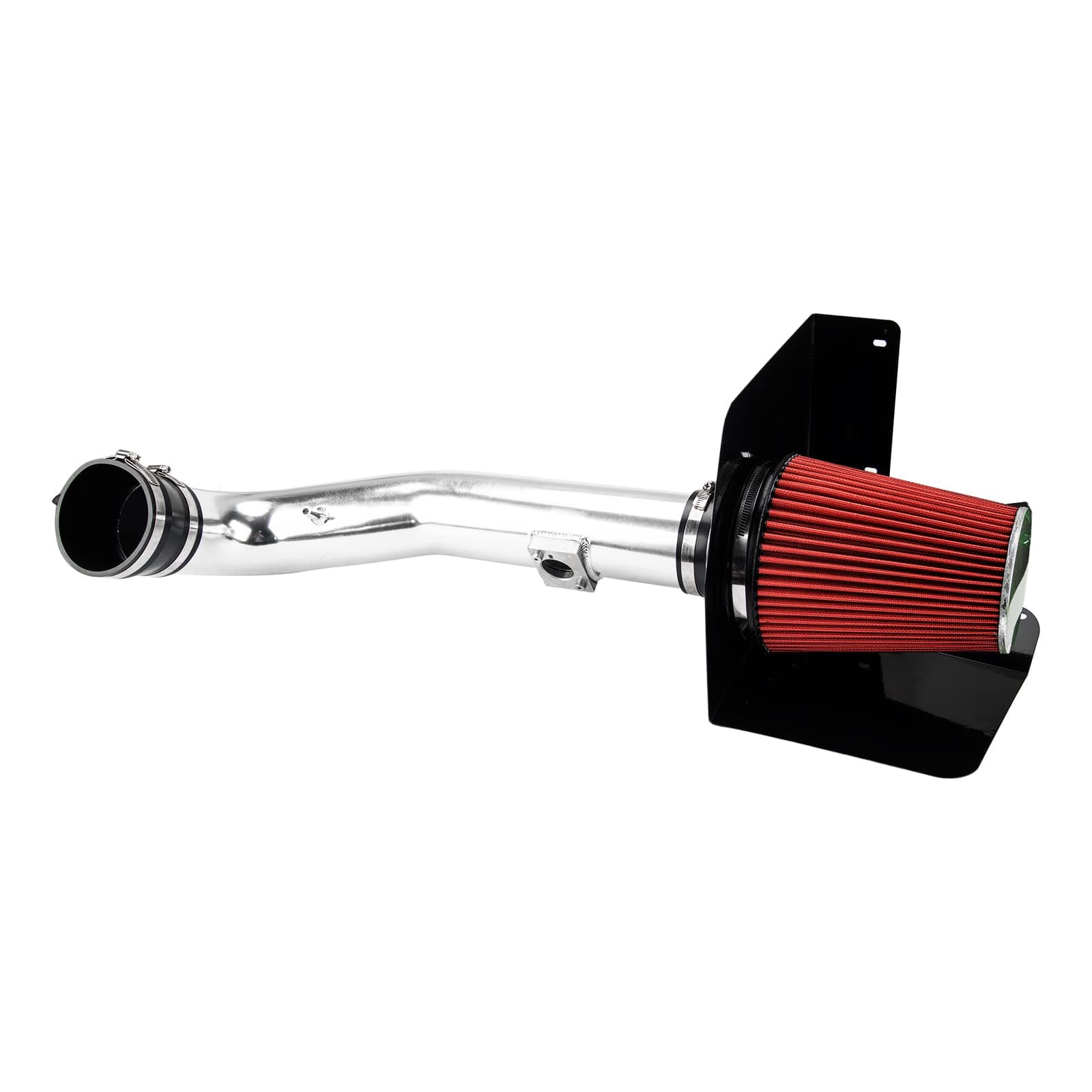 Cold Air Intake Kit with Filter Heat Shield for 2009-2014 Yukon Silverado Sierra 4.8L 5.3L 6.2L V8 (Red)
