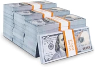 400Pcs Fake Money Prop Money Play Money Number Learning Education Toys for Girls Boys,Props for Movie, Videos, Christmas,Birthday Party and Holida