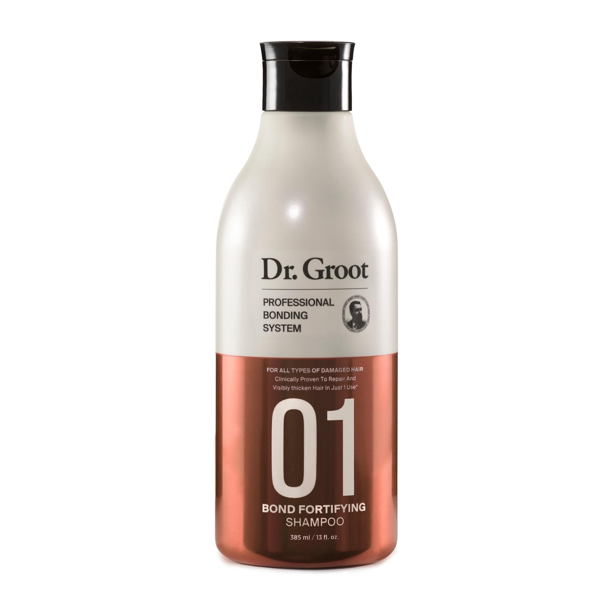 Bond Fortifying Shampoo, With Keratin & Silk Protein, Clinically Proven to Visibly Repair and Thicken Dry, Thin or Damaged Hair, glass hair, Korean Hair Care Professional Bonding System