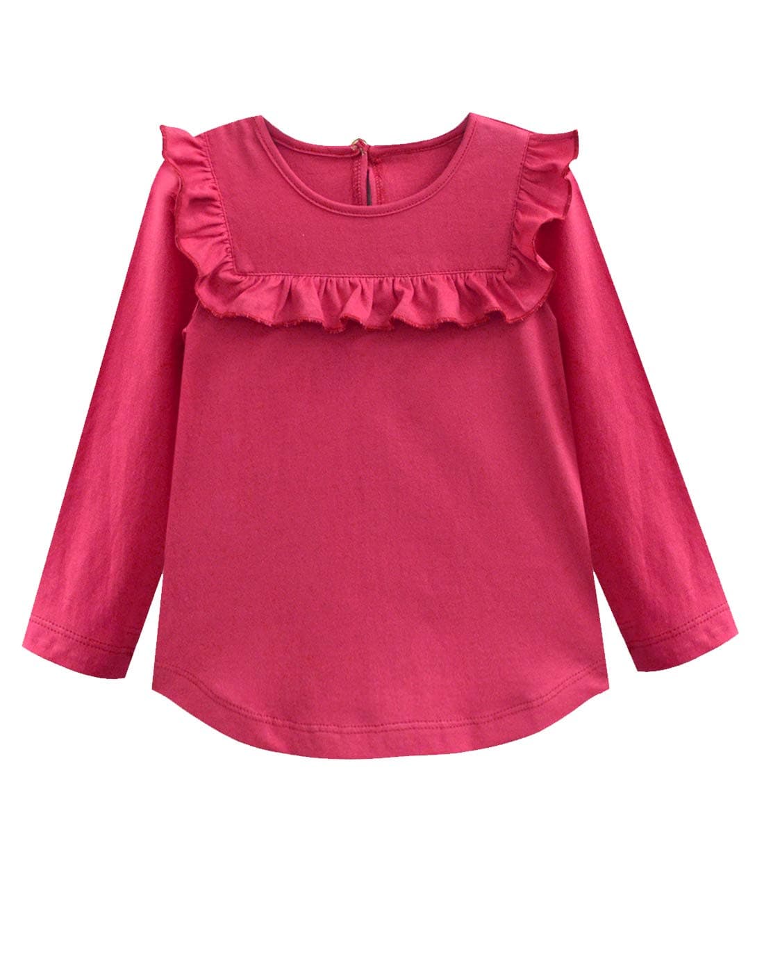 A.T.U.N. (ALL THINGS UBER NICE)Girl's Regular T-Shirt (GTOP MDG FUC_Fuchsia 1-2 Years)