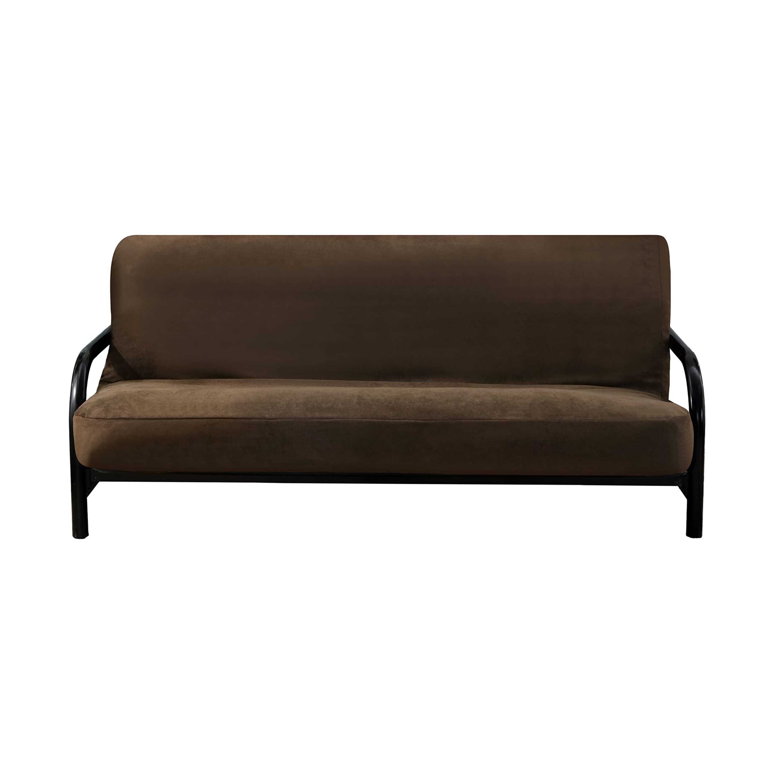 Micro Suede Futon Cover Protector, Not Including Frame Or Mattress (Chocolate Brown)
