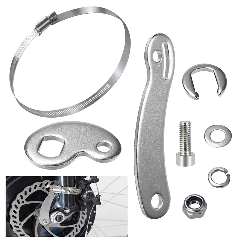 Torque Arm Set, Electric Bicycle Torque Arm Universal Torque Arm Ebike Torque Arm Bicycle Dropout Amplifier Cycling Accessory for Front Rear E-bike Motor Arm