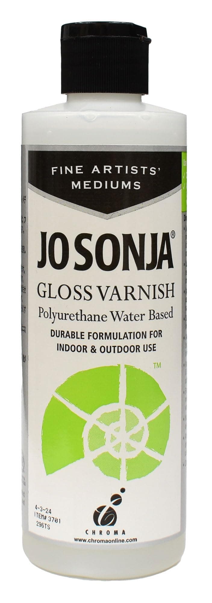 Jo Sonja Polyurethane Varnish Gloss - 8oz Bottle