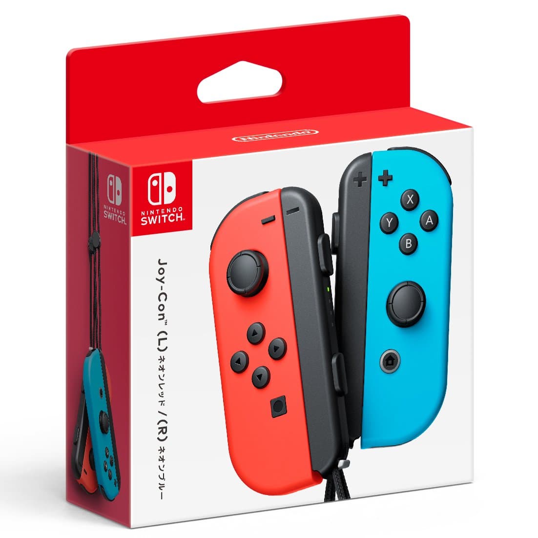 Nintendo Joy-Con Controller Pair Neon Red/Neon Blue for Nintendo Switch