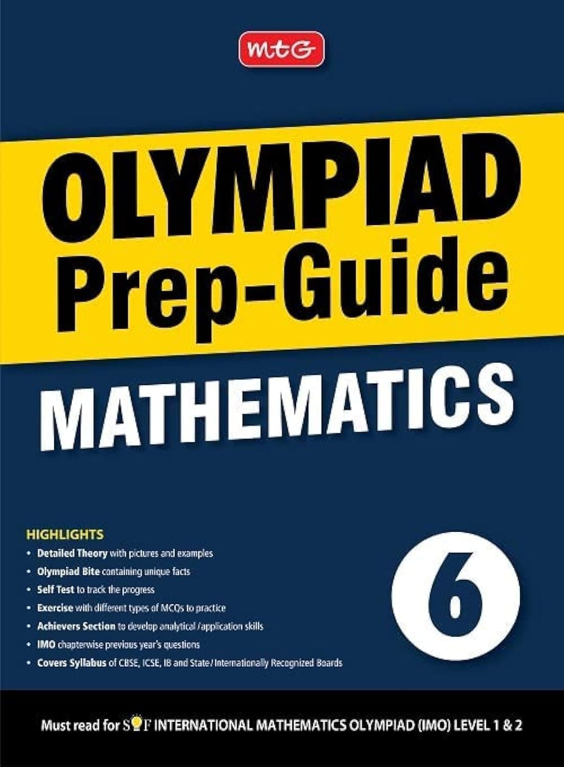 Olympiad Prep-Guide Mathematics Class - 6, IMO Chapterwise Previous Year Question Paper For 2022-23 Exam Paperback – 13 April 2022