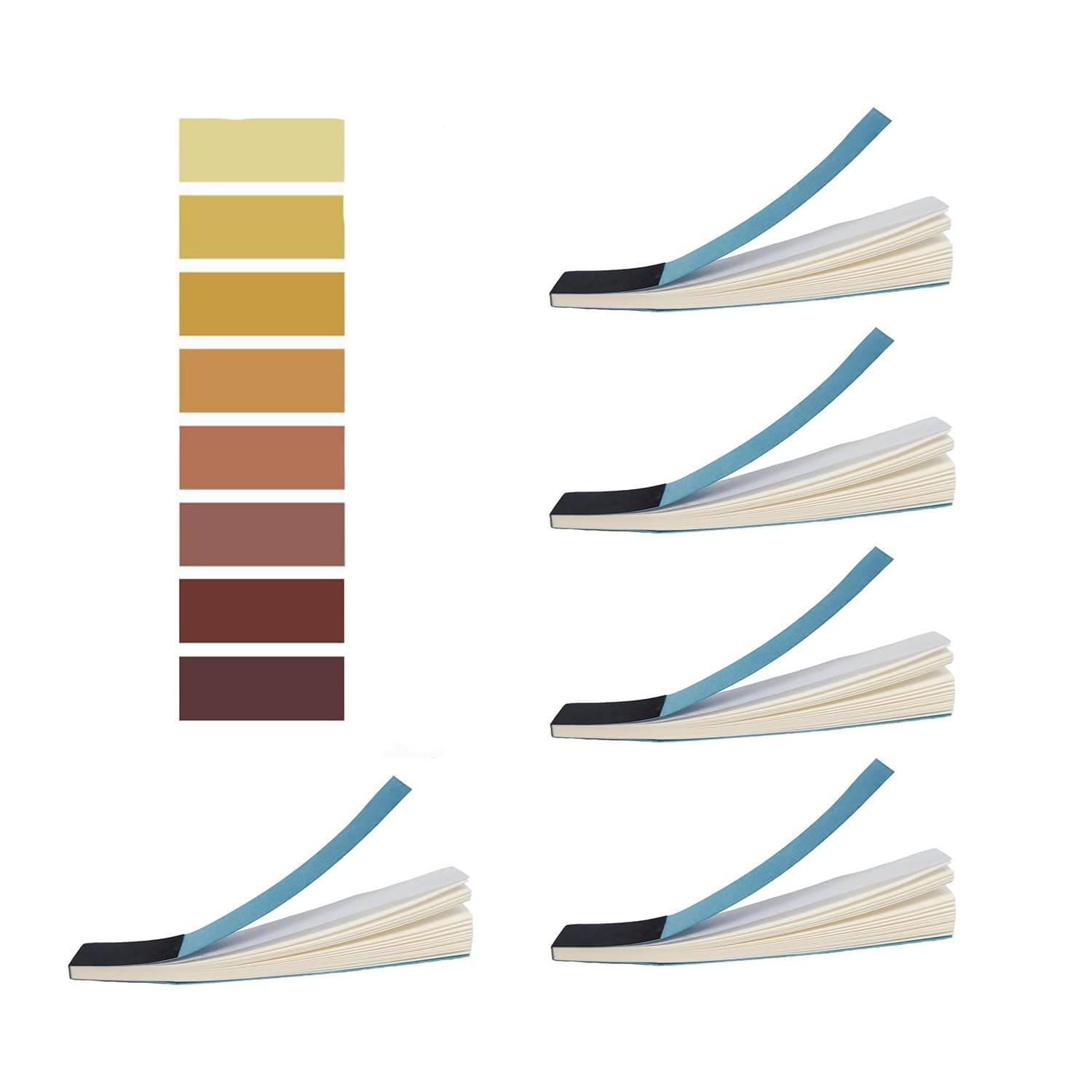 Chlorine Test Strips, Sodium Hypochlorite Solution Test Papers, Bleach Test Paper, 100 Strips, Range 50-2000PPM