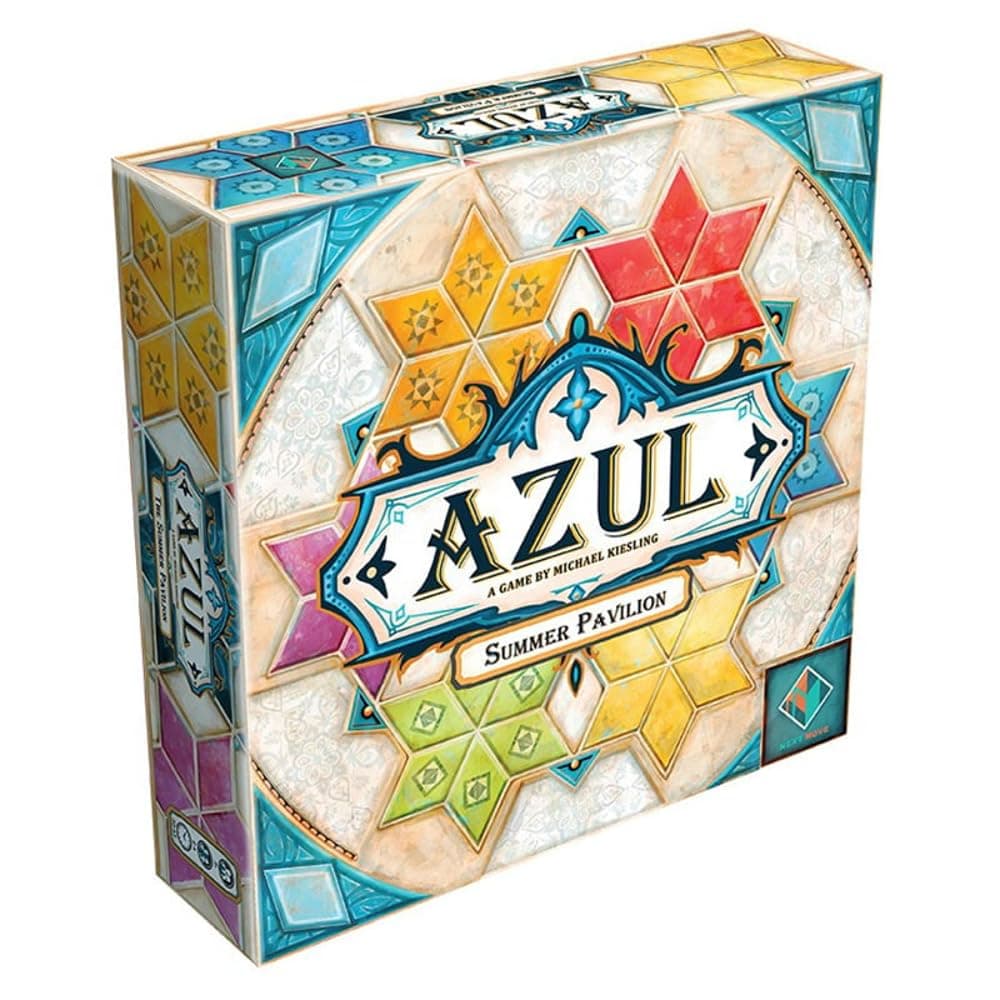 Asmodee Azul Summer Pavilion Board Game - Tile-Placement Strategy Game, Family Fun for Kids & Adults, Ages 8+, 2-4 Players, 30-45 Minute Playtime