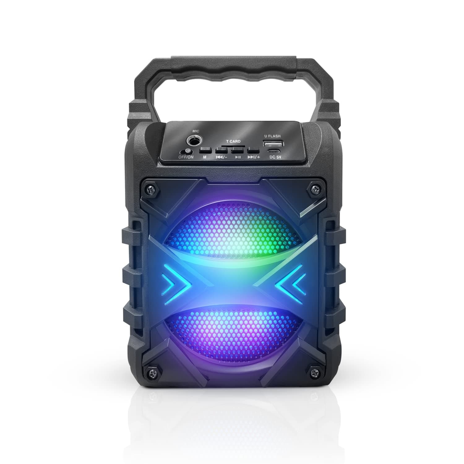 Top Tech Audio Jet-4 400W Bluetooth Portable Speaker, 100ft Wireless & AUX Connectivity, TWS, Karaoke Mode with Microphone Input, 6-Hour Battery, Outdoor & Indoor Speaker with Remote Control – Black