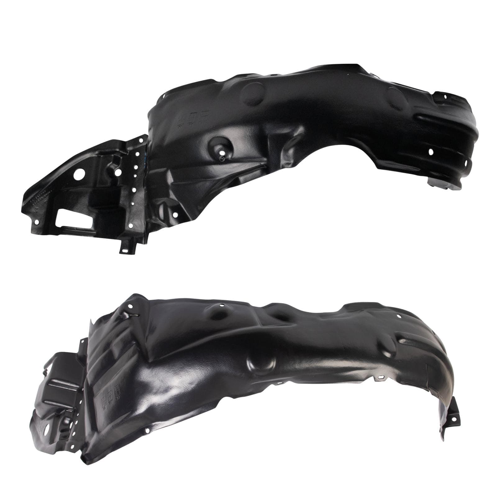 TRQ Front Inner Fender Liner Set Compatible with 2014-2016 Toyota Corolla TO1248184 TO1249184