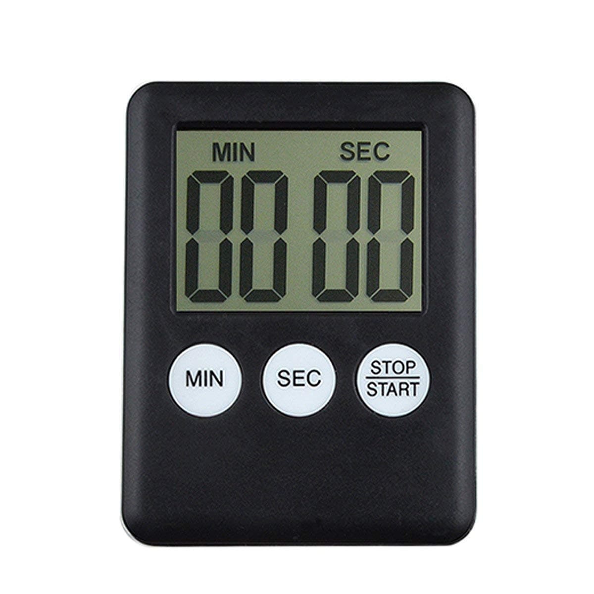 Digital Kitchen Timer, Magnetic Mini Kitchen Timer, Egg Cooking Alarm, Stopwatch with Large LCD Display 24H Mini Countdown Timer with Alarm Sounding, 99 minutes 59 seconds