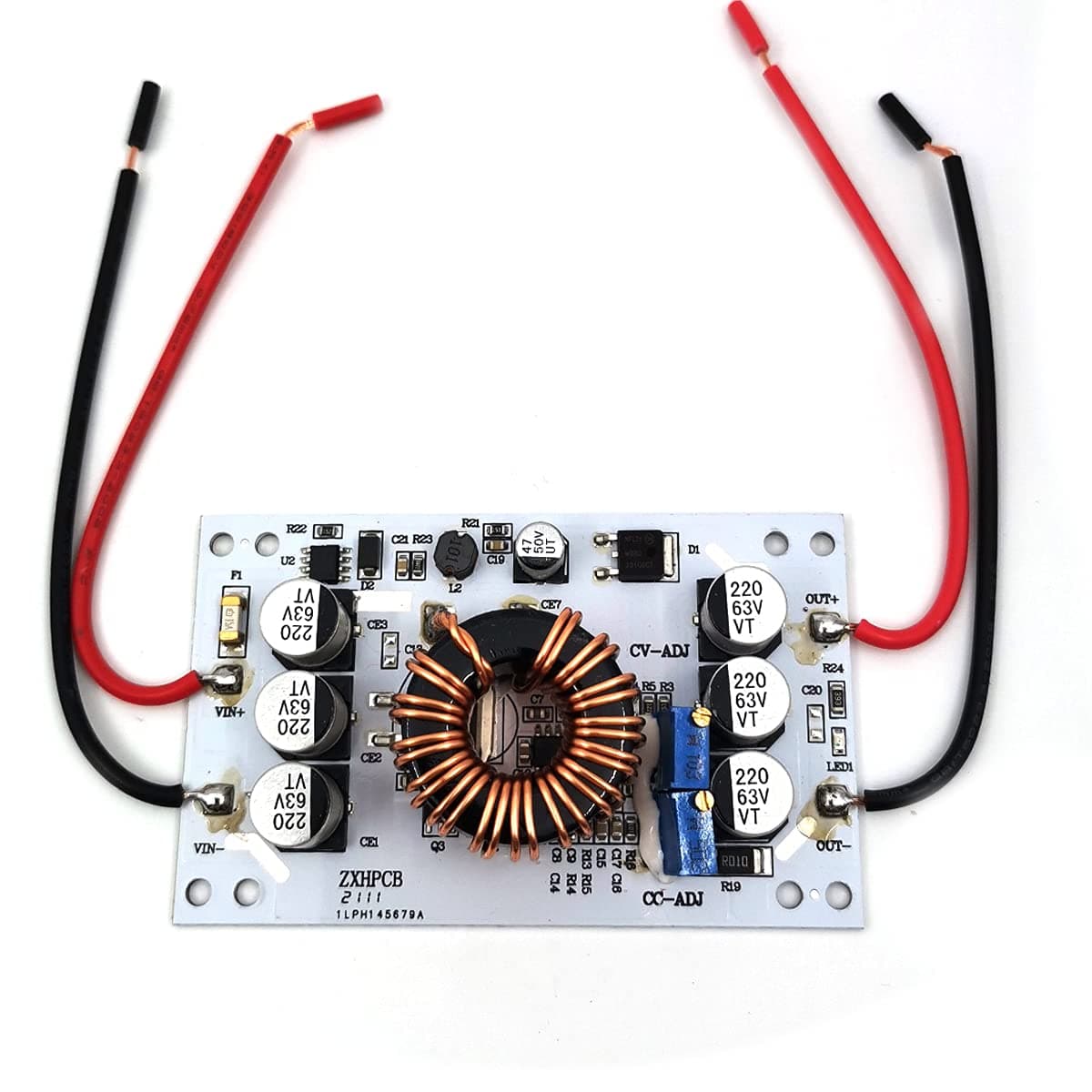 DEVMO 600W Constant Current Boost Converter DC to DC 10V-60V to 12-60V Output Step-up Transformer Module Power Supply Driver Max 10A