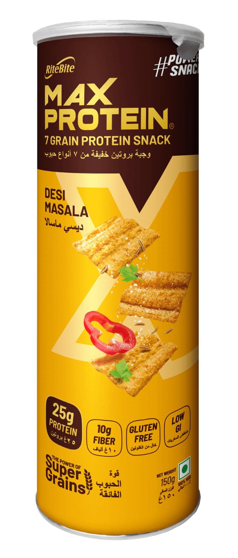 Ritebite Max Protein Chips Desi Masala 150G