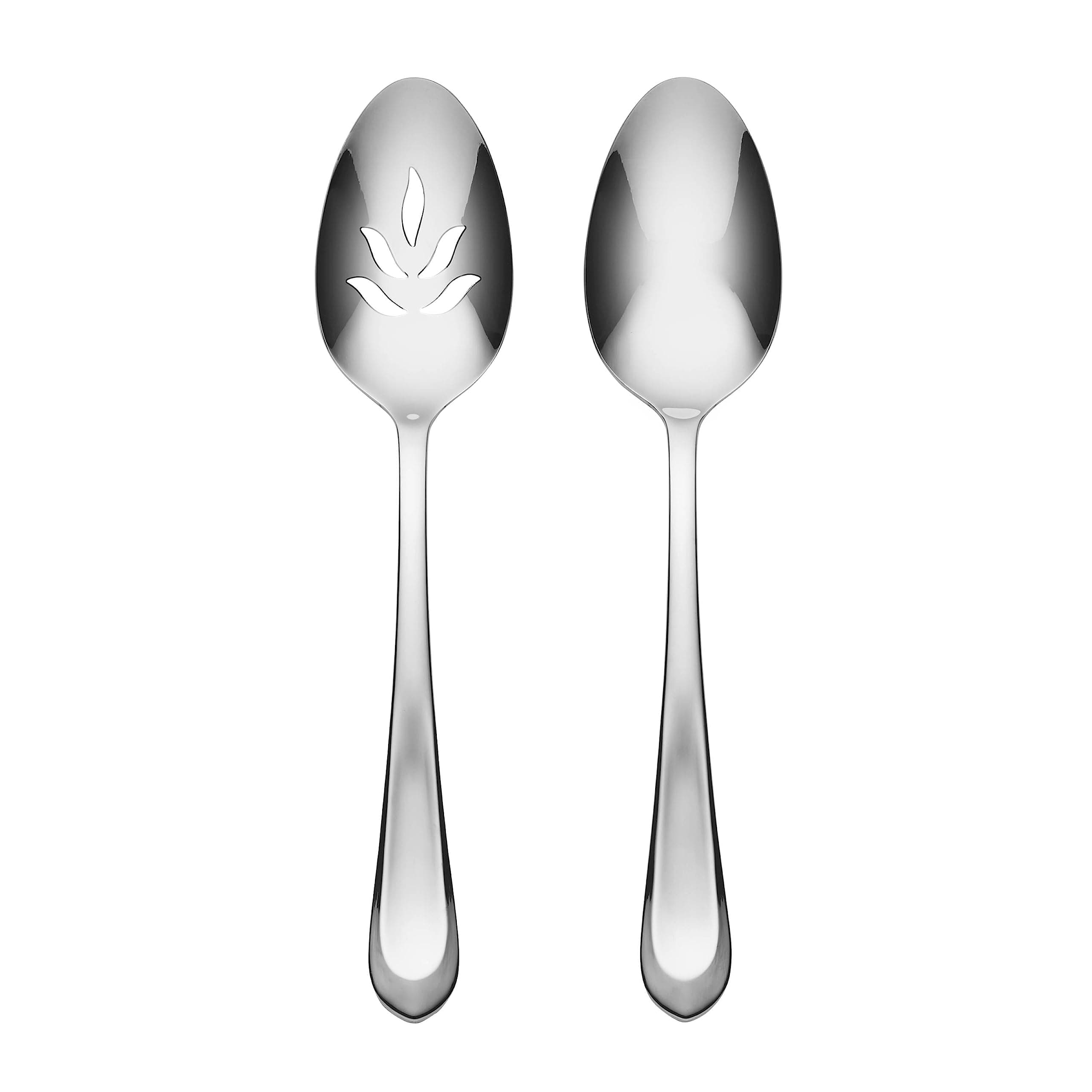 Hampton Forge 895328 Alesey Mirror 2 Piece Everyday Serving Spoons Set