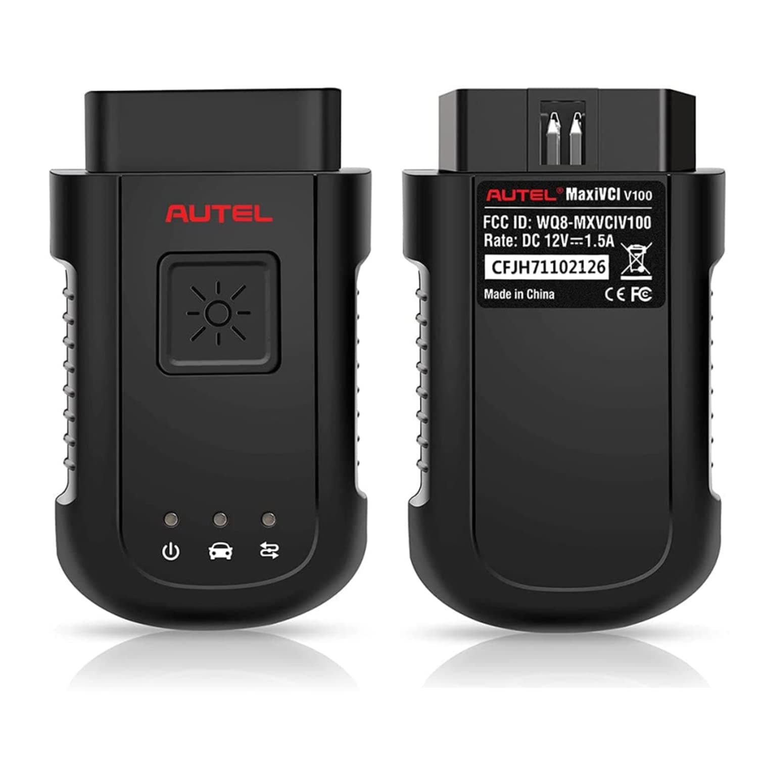 AutelMaxiSys VCI100 Wireless Vehicle Communication Interface Bluetooth Connection to Autel MS906BT Wireless Automotive Diagnostic Interface Vehicle Diagnostic Connector to Work Outside of The Car