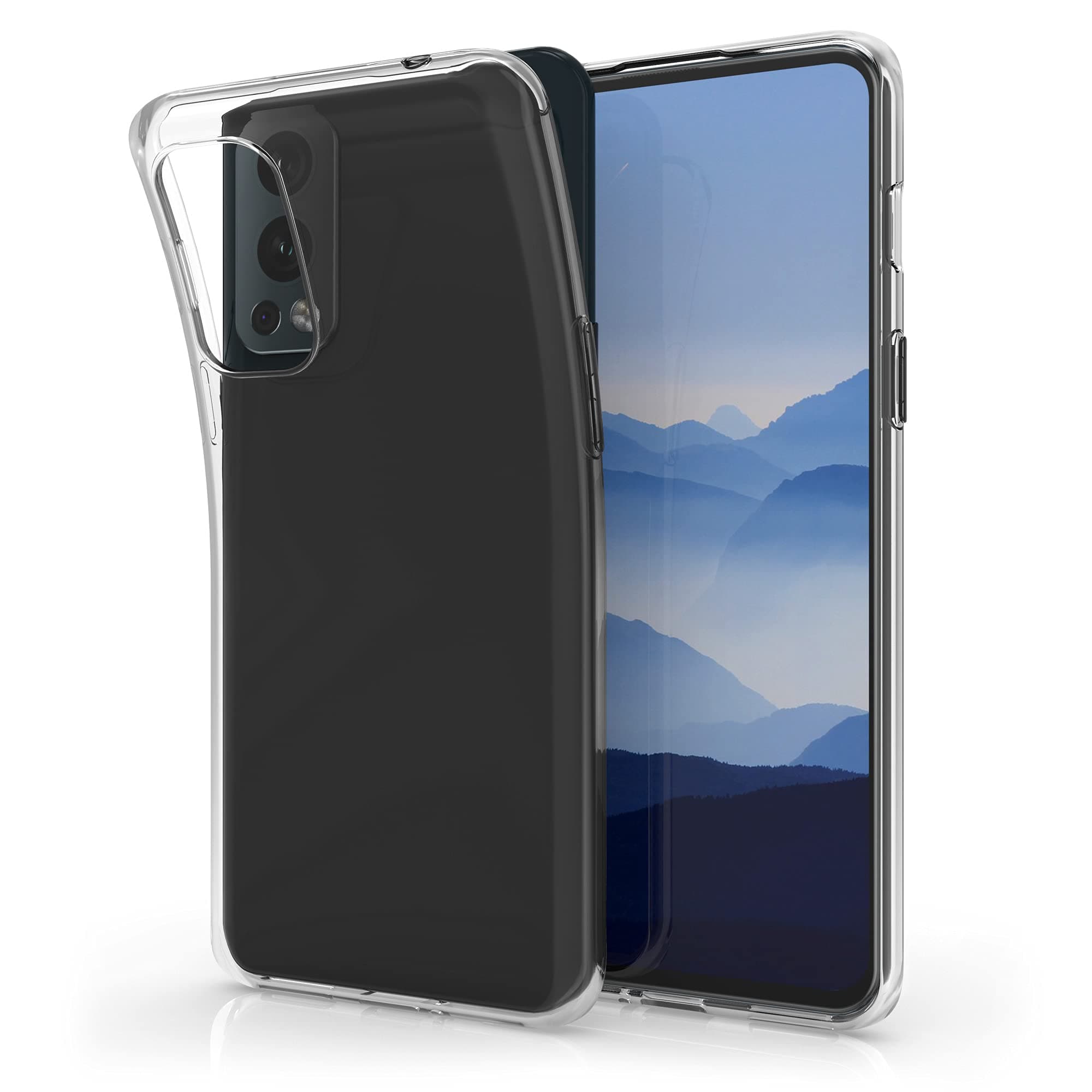 Case Compatible with OnePlus Nord 2 5G - Clear Case Soft Slim Flexible Protective TPU Phone Cover - Transparent