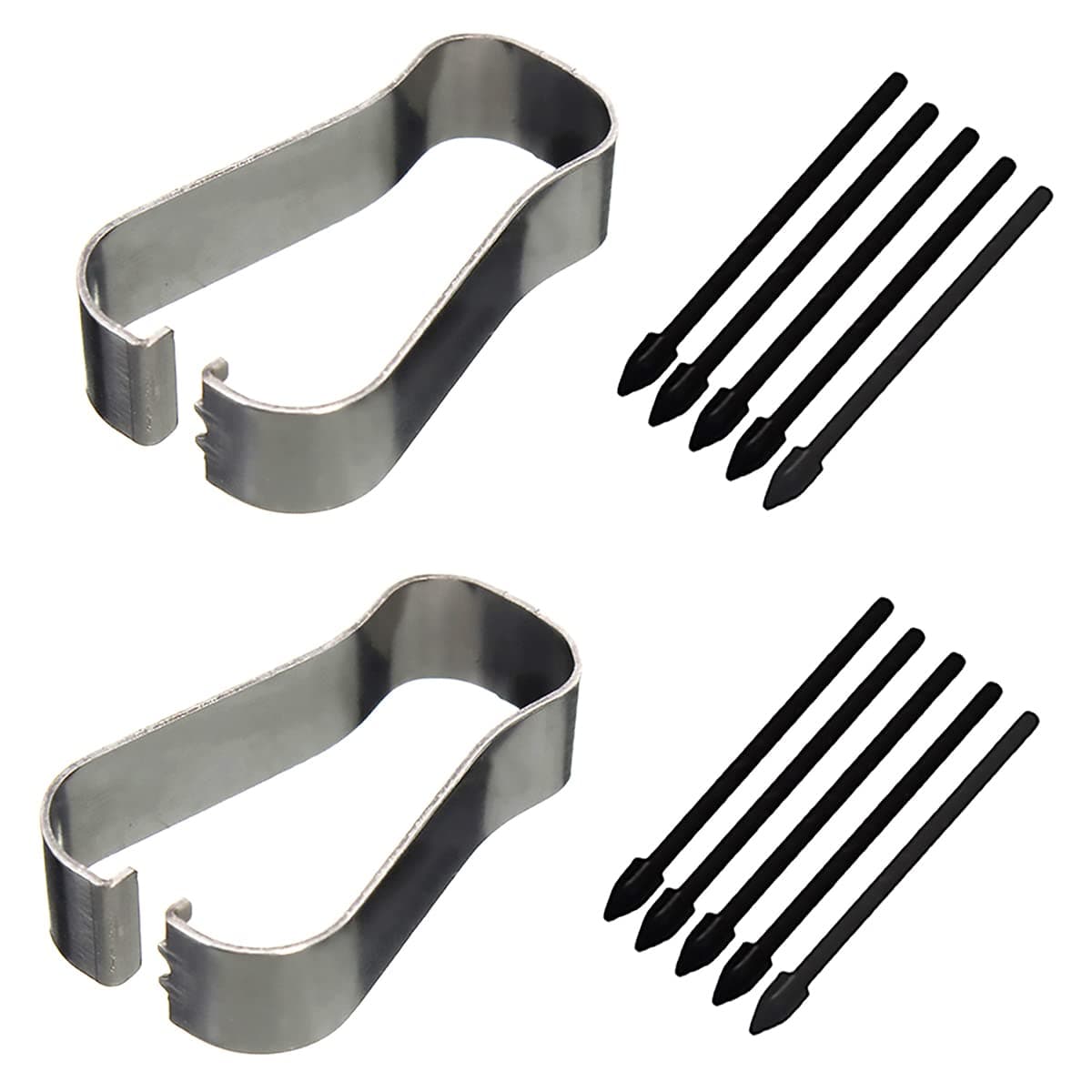 2 Pack Galaxy S22 Ultra Pen Tip S22U Stylus Tips Replacement Pen Tips Nib with Tweezer for Samsung Galaxy S22 Ultra 5G 6.8" Pen Tip Repair SM-S908 Stylus S Pen Tips (No Pen) (Black-2 Pack)