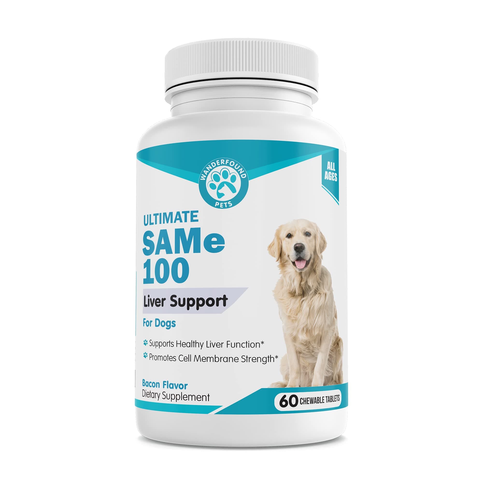 Ultimate SAMe 100 Liver Support for Dogs - 60 Chewable Tablets