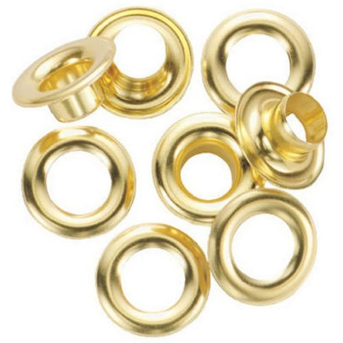 1261-2 Rustproof Solid Brass, 3/8-Inch 3/8" Grommet Refill, 24 Sets