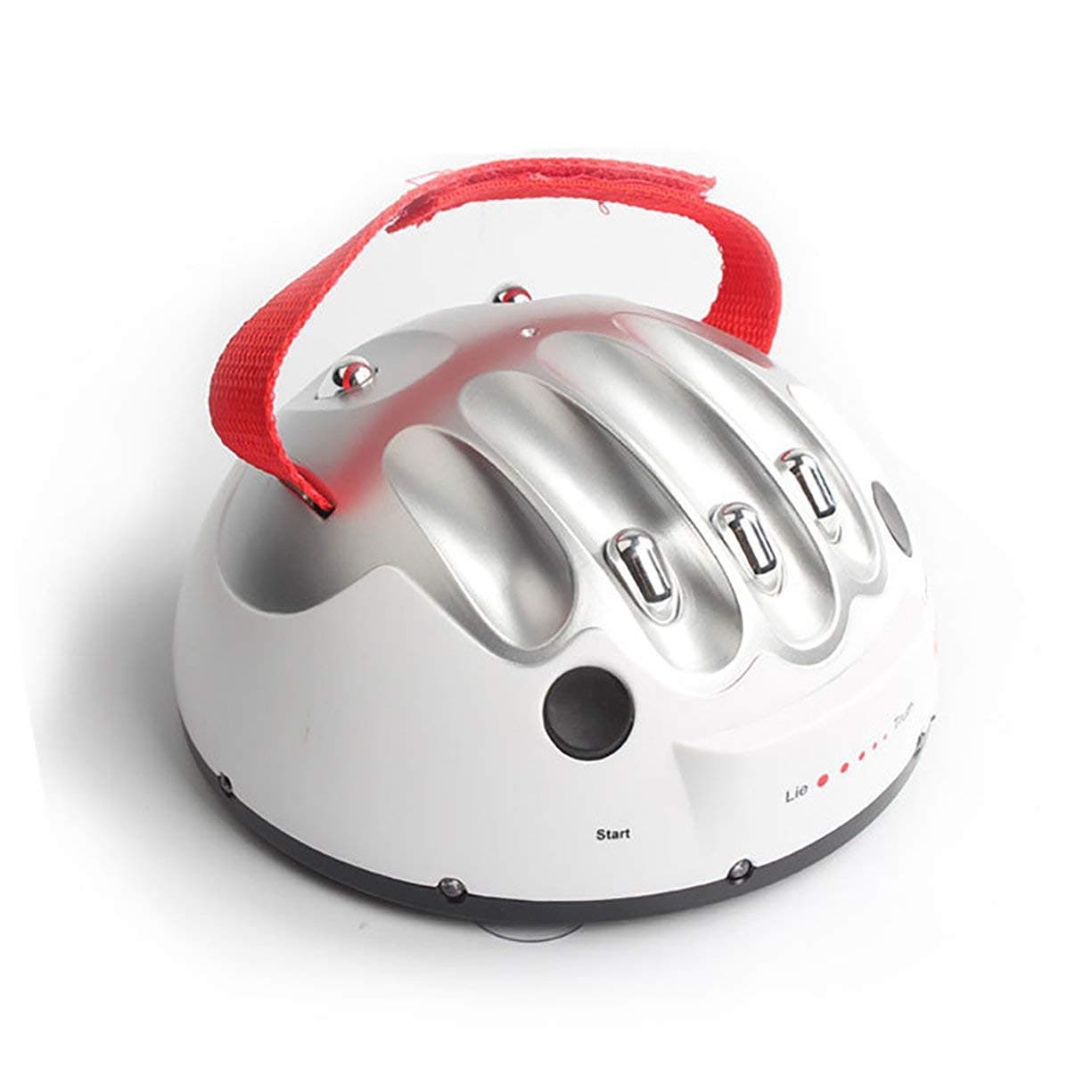 Migvela-AE Polygraph Shocking Liar Micro Electric Lie Detector Test Truth Dare Game (Silver)