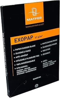 Matfer Bourgeat Exopap Silicone Nonstick Baking Paper, 23 3/4"x15 3/4", Box of 500