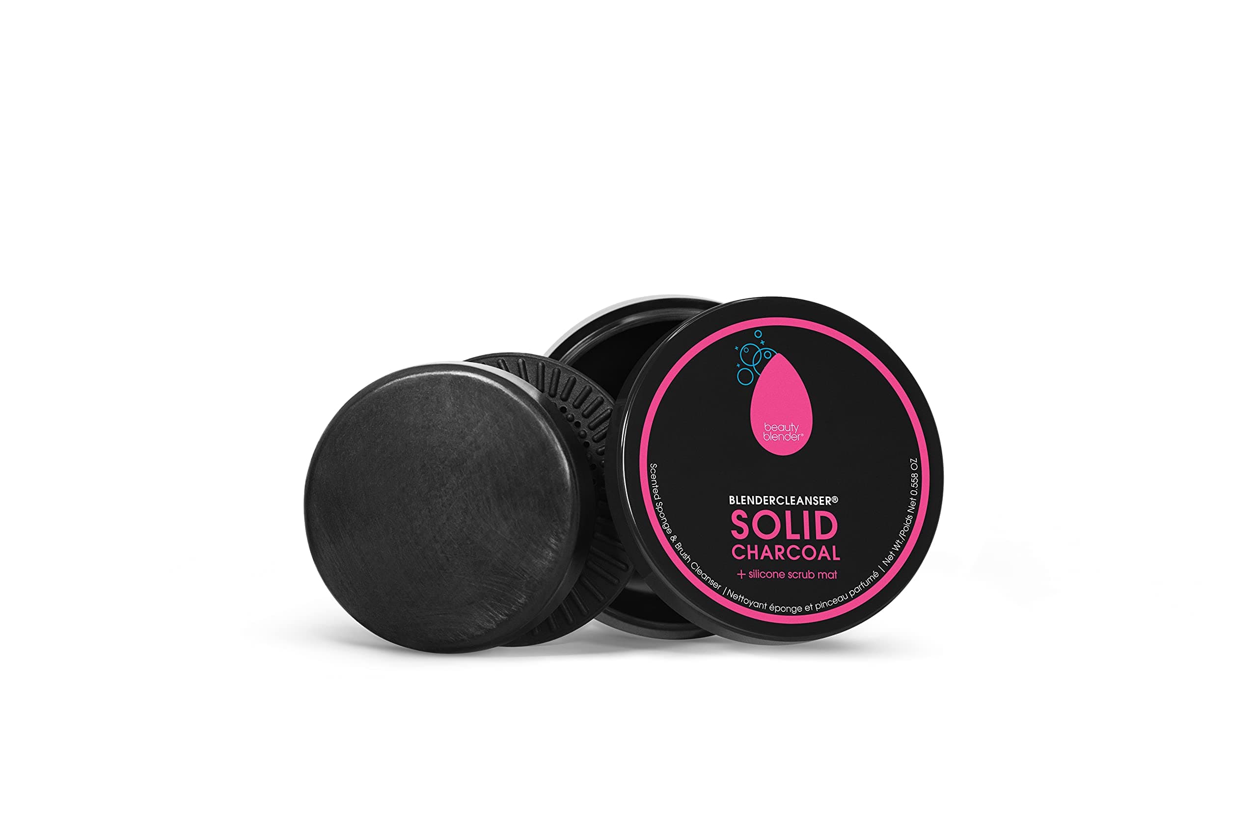 BeautyBlenderBlendercleanser Solid Charcoal, Black, 28 g