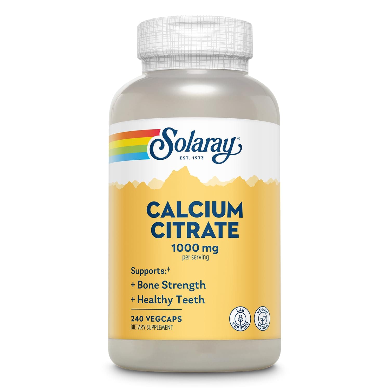 Calcium Citrate -1000mg, 240 Capsules