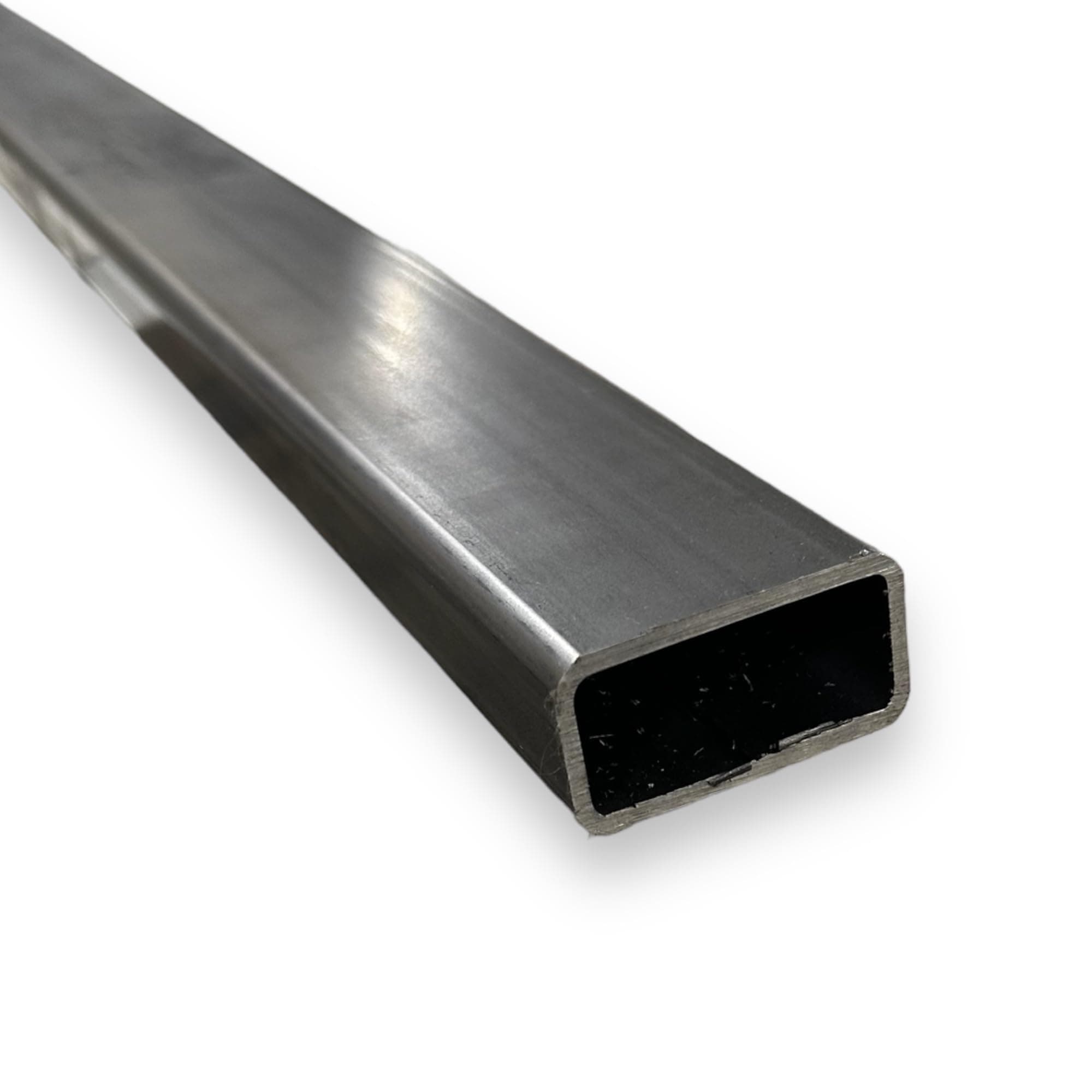 Mild Steel Box Section Square/Rectangular Hollow Section Pipes | 25mm 40mm 50mm x 2.5mm Wall Thickness (50 x 25mm, 100cm)