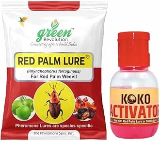 Green Revolution Pheromone Lure For Red Palm Weevil (Rhynchophorus ferrugineus) Pack of 2