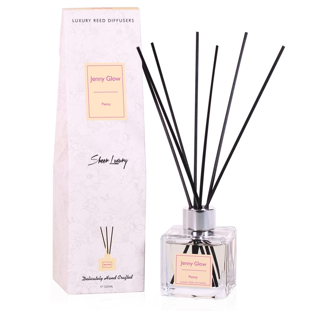 Jenny Glow Reed Diffuser Peony Perfume For Unisex - 100ML