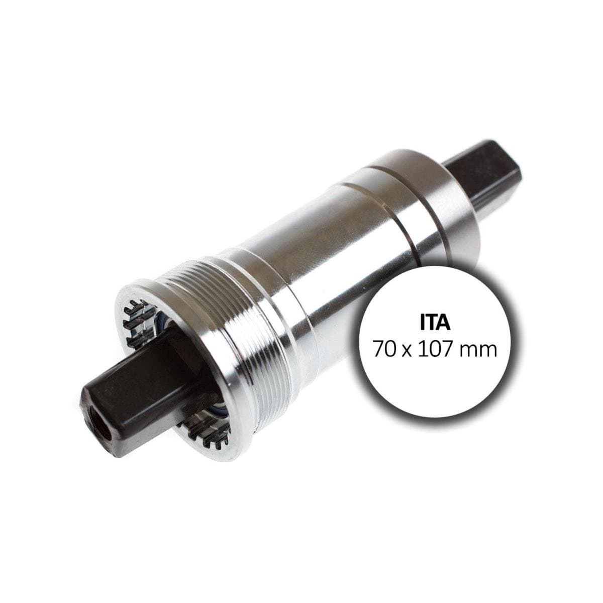 Tange Italian 70/107 Bottom Bracket - Silver
