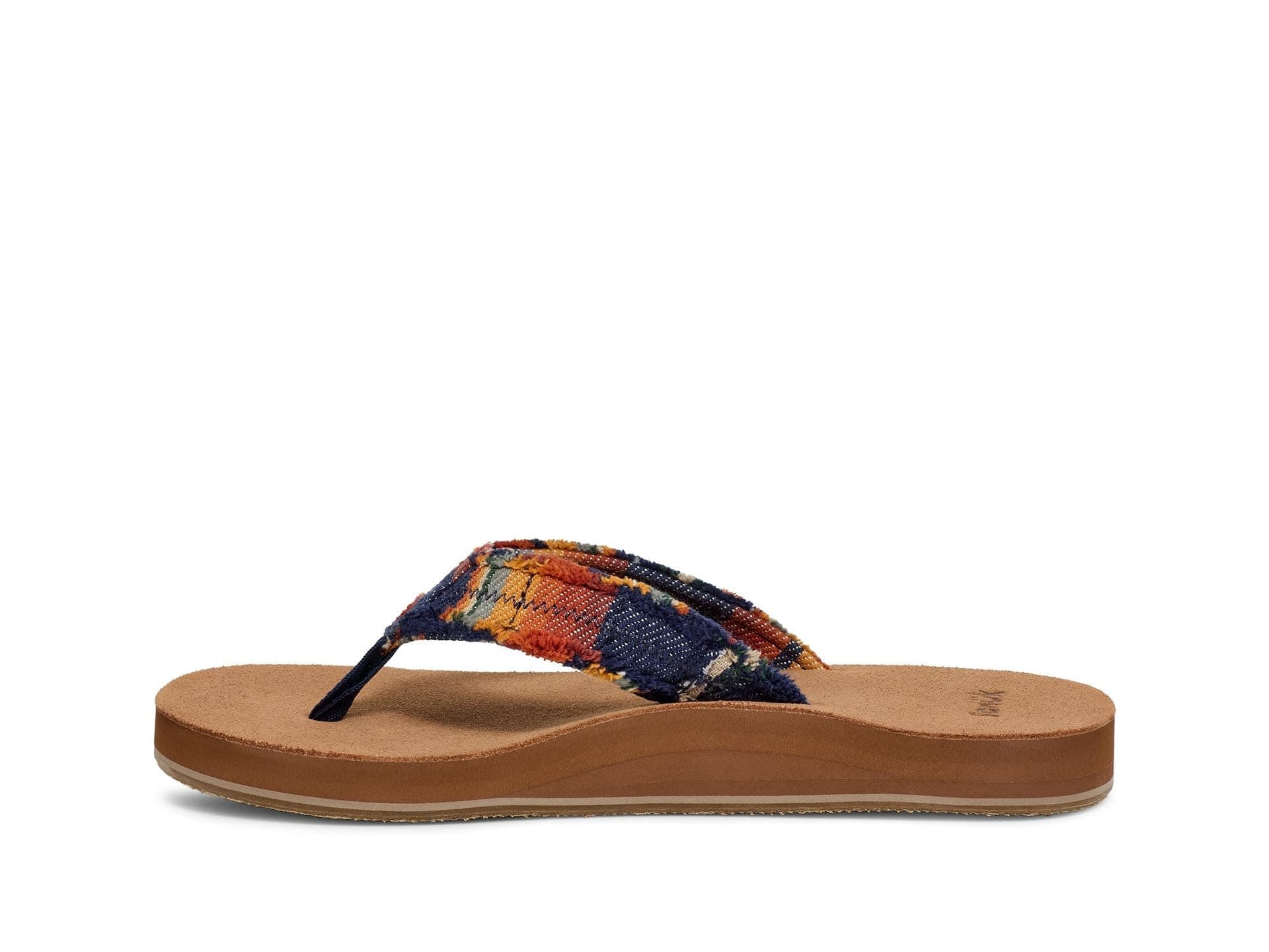 SanukFraid Not Blanket mens Flip-Flop