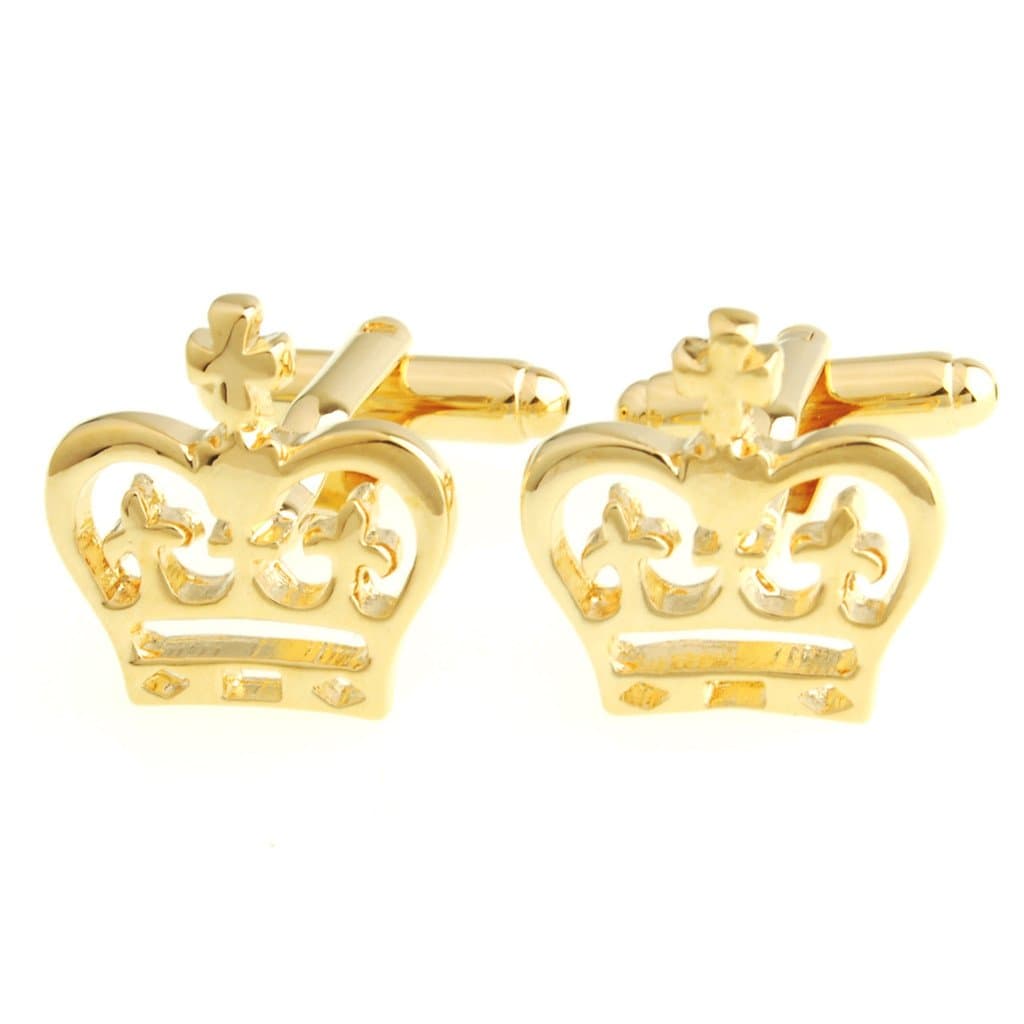 The Smart Man Men's Crown Cufflinks