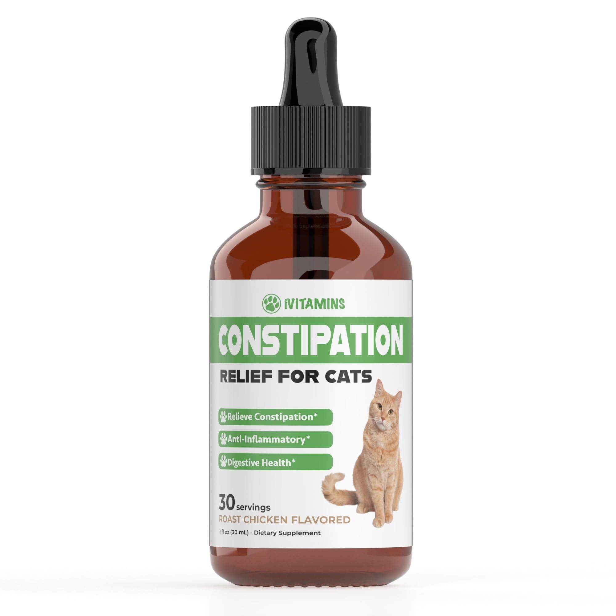 Cat Constipation Relief - Cat Laxative - Cat Laxative Constipation Relief - Constipation Relief for Cats -Constipation Relief for Cat - Cat Constipation - 1 fl oz