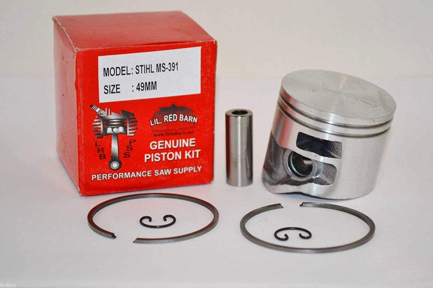 Lil Red Barn Compatible with Stihl MS391 Piston Kit, 49mm Bore, Replaces Part # 1140-030-2008 Two Day Standard Shipping to All 50 States!