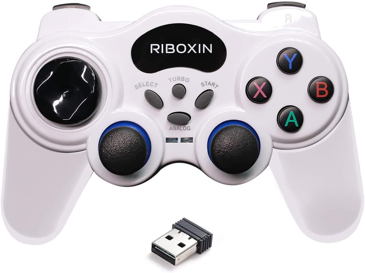 Controller for PC Controller PC Wireless Controller USB Gamepad with Turbo ＆Dual Shock Laptop Controller Support PC (Windows XP/7/8/10)/ Laptop/ PS3 and Android