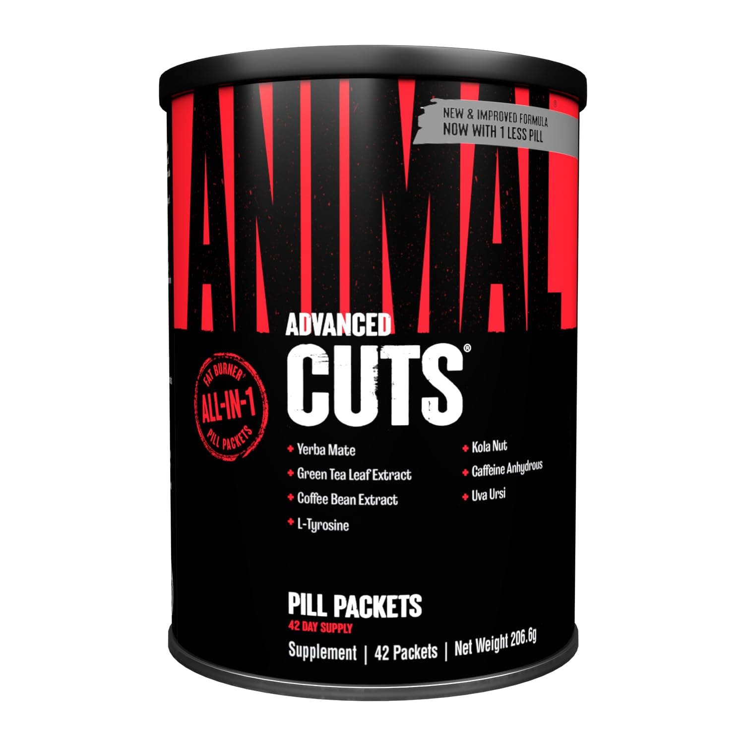 Cuts – All-in-one Formula with Over 35 Ingredients, Including Caffeine, ashwagandha & Ginseng – Thermogenic Supplement to Support Weight Loss – 42 Pill Packs