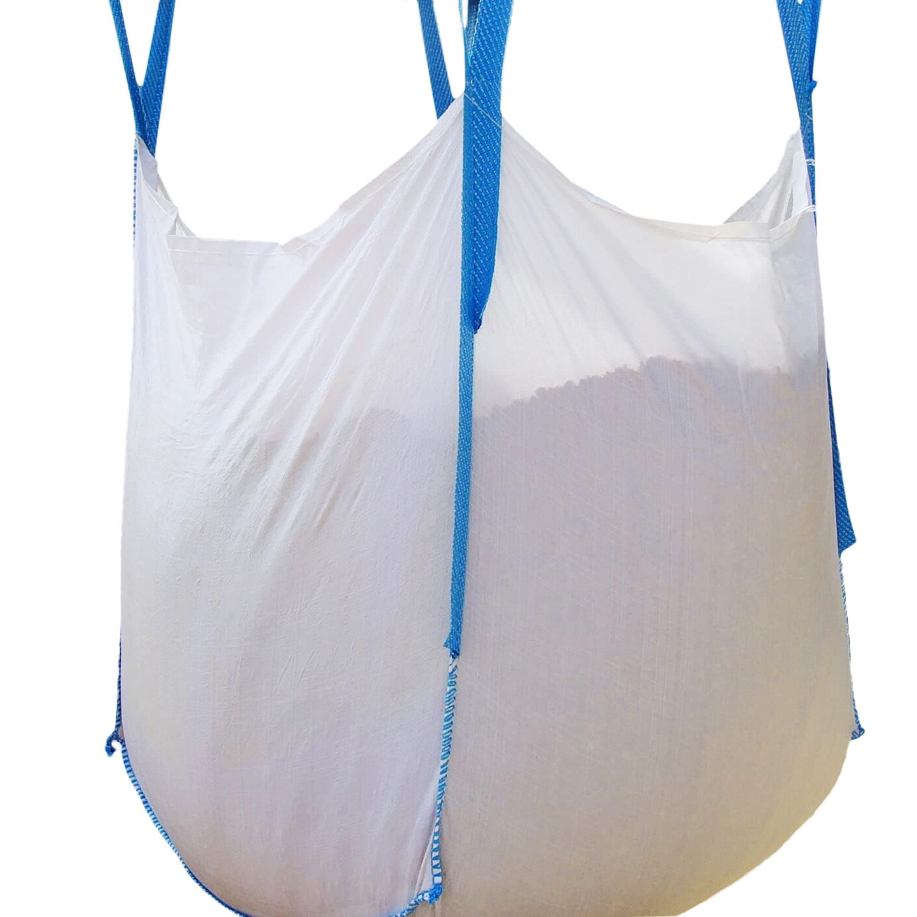 & Secbolt FIBC Bulk Bag, U Panel One 1 Ton, 35"L x 35"W x 35"H, 180 Gallons, 2200lbs SWL, Open Top Flat Bottom, Woven Polypropylene, Pack of (1)