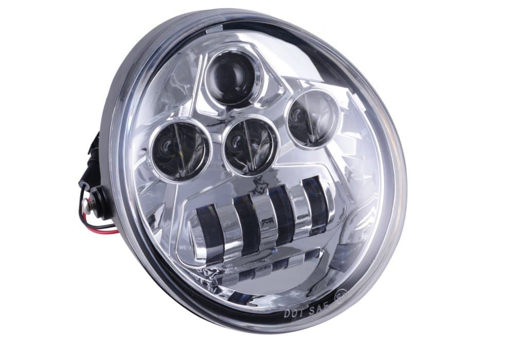 Chrome LED Headlight For Harley Davidson V-Rod VRod
